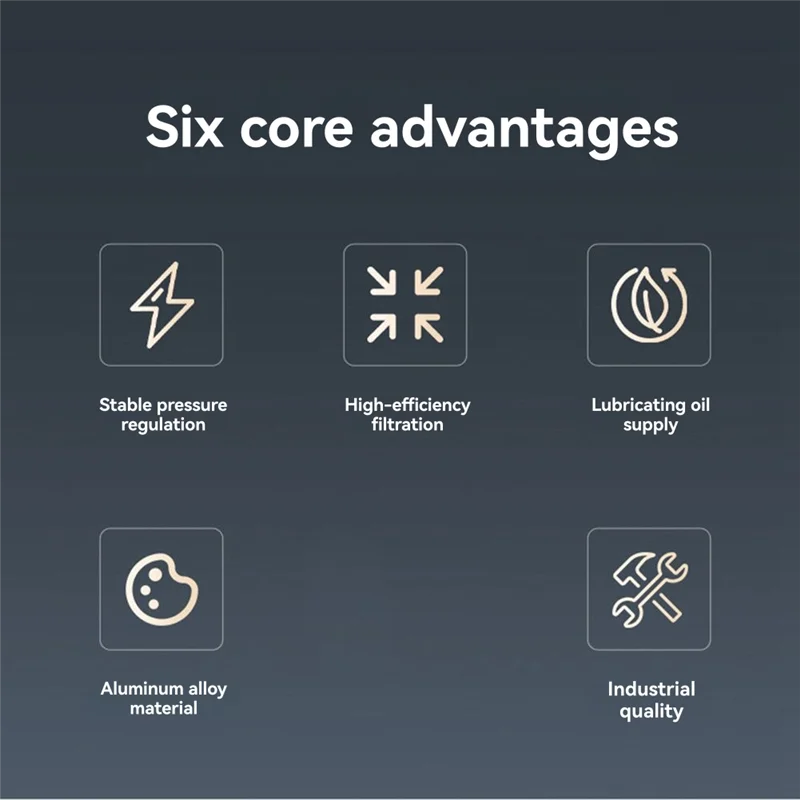 

HRBAJ-Pressure Regulator Water Filter AC4010-04 Compressed Air Aluminum Alloy Pressure Gauge