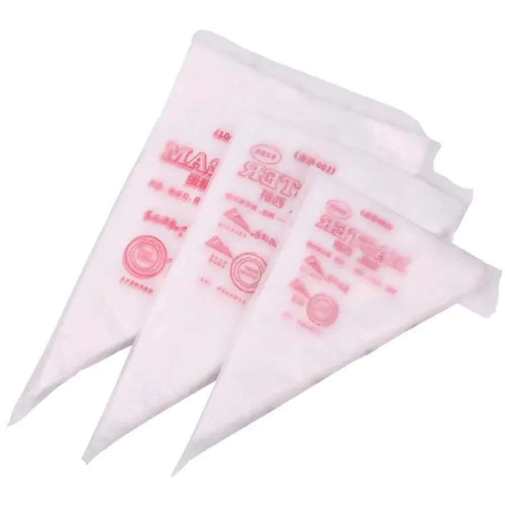 20PCS/LOT Disposable Piping Bag Icing Cake Cream Squeeze Cream Bag Tip Nozzle Bags Decorating Bag Tool for Cake Dessert Biscuit