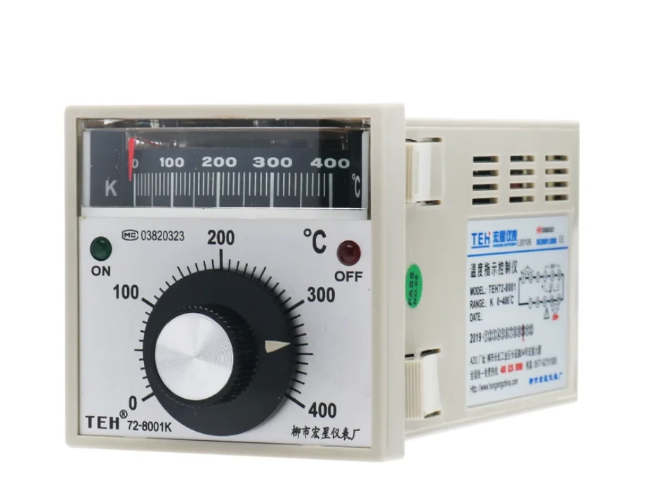 TEH48-4001  TEH72*72-8001 Gas Stove Electric Oven Pointer Temperature Controller 0~400℃ AC220V 48*48mm
