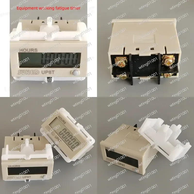 for Equipment Shutdown Electronic Timer Running Time Recorder Industrial Digital Display Automatic Accumulation Timer