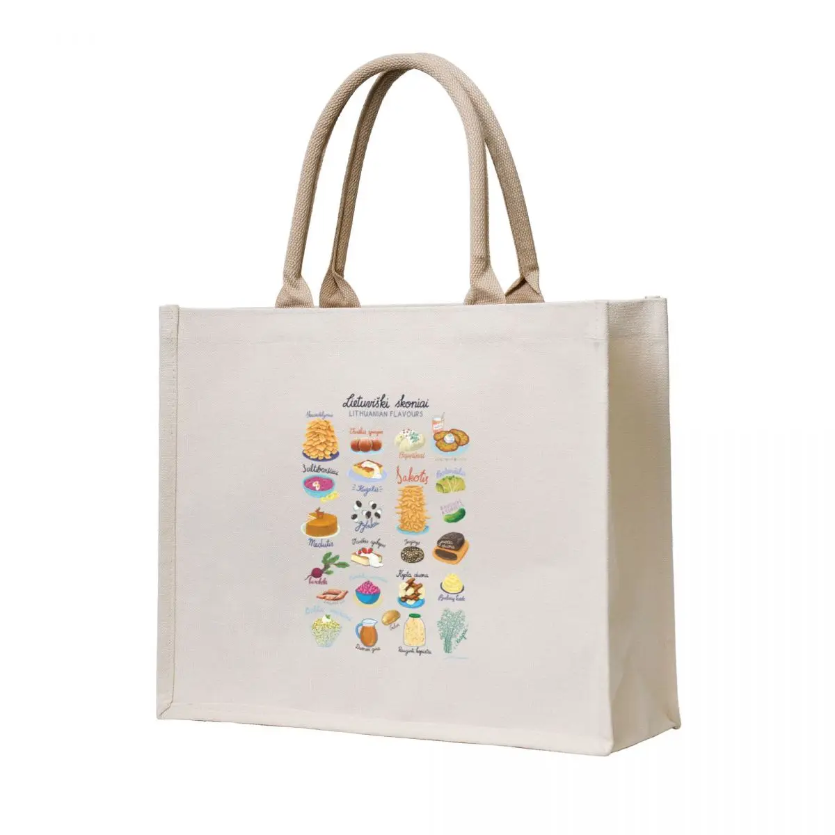 

Lithuanian Flavours / Lietuviki skoniai Tote Bag tote bags cloth bags women bag Gift bags