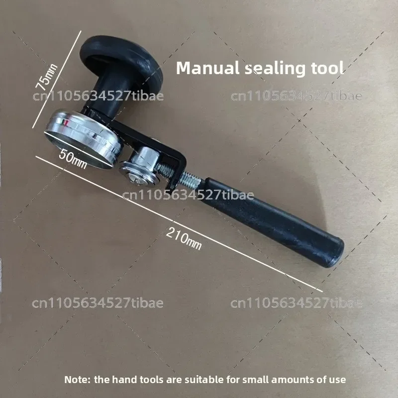 55mm Manual Sealing Machine Simple Tool Sealer for Milk Tea Plastic Can Household Sealing Device