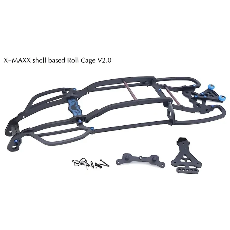 Simulation Nylon Shell Based Roll Cage V2.0 for 1/5 TRAXXAS X- MAXX 6S 8S RC Monster Truck Car