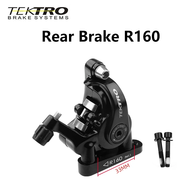 TEKTRO MD-C550 Road Bike Disc Brake 160/140mm Line Pull Brake Flat Mount Bilateral Braking Double Piston Cable