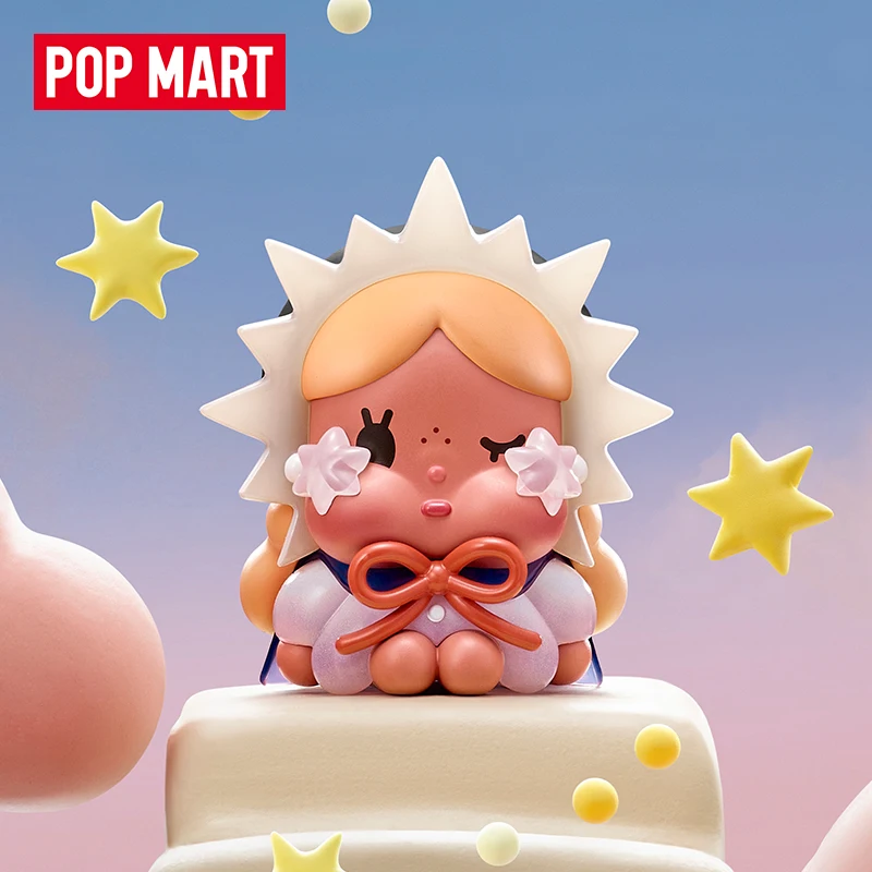 

NEW POPMART 100% Genuine CRYBABY Runaway Moon Sitting Series Handmade Blind Box Desktop Ornament 2026 New Year Gift