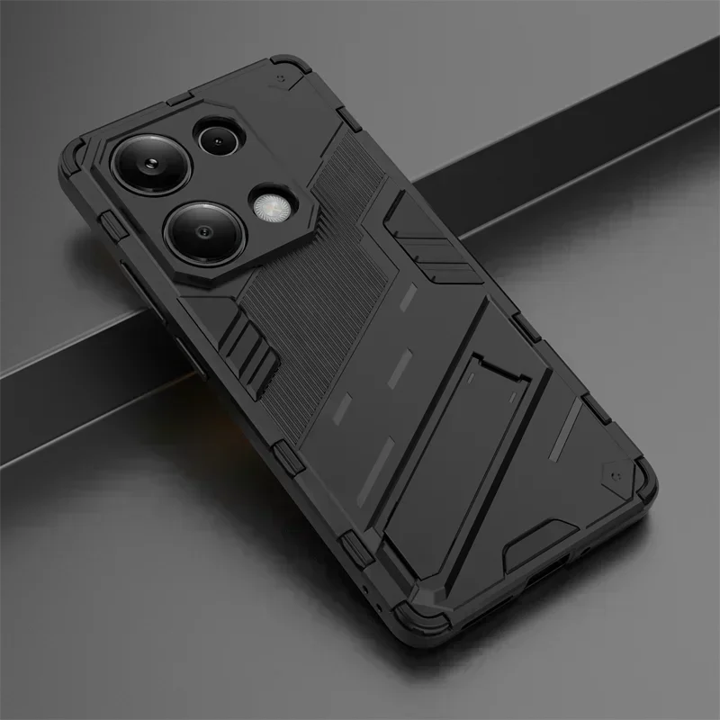 For Redmi Note 13 Pro 4G Case Shockproof Armor Magnetic Holder Phone Case For Xiaomi Redmi Note13 Pro Note 13Pro 4G Back Cover