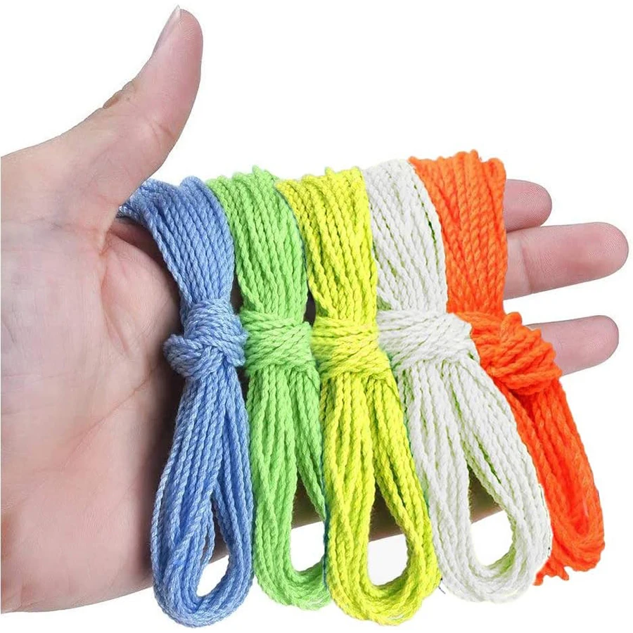 10 corde per YoYo di ricambio, corde in misto cotone e poliestere, colori assortiti, accessori per palline YoYo di alta qualità per JXB