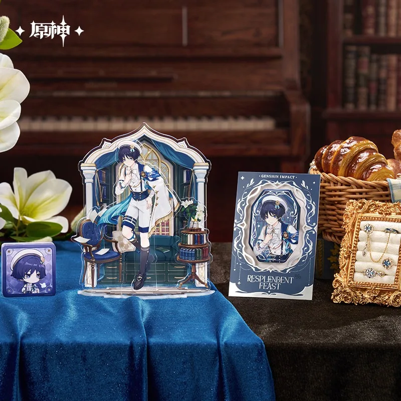 

[Official Merch] Genshin Impact Resplendent Feast Wanderer Acrylic Stand Magnetic Badge Folder Acrylic Brick Acrylic Photo Frame