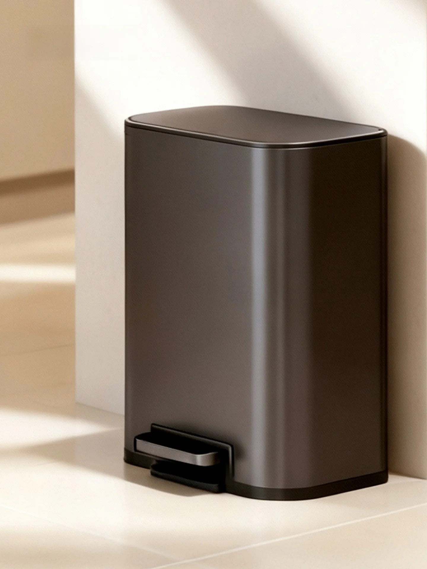 

Мусорное ведро SUNEE Home Double Art для гостиной и кухни, 20 л, из нержавеющей стали, с педалью, бесшумное, с плавным опусканием крышки, для дома и офиса