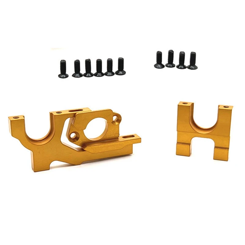 Metal Adjustable Motor Mount And Center Gear Mount Set For Wltoys 104072 104001 104002 1/10 RC Car Upgrades Parts view 3
