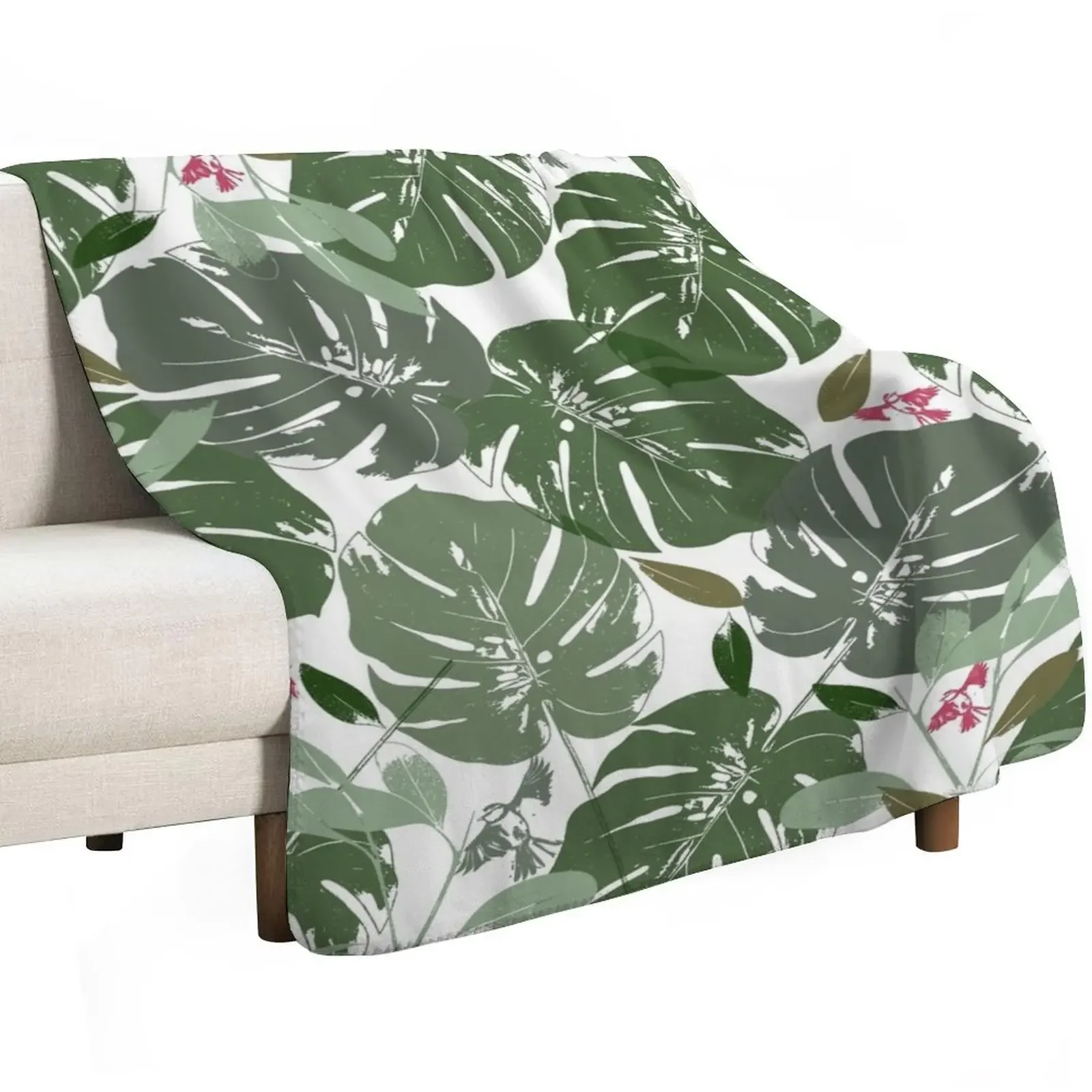 botanic Throw Blanket Decoratives Sofa Quilt manga Hairys for winter Vintage Blankets