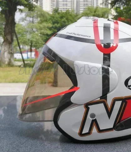 For Arai Sz-ram3 3/4 Helmet Parts Helmet Hermonza Lens Helmet Visor Black Clear Tan Fixed Base Inlet Trim Capacete Accessories