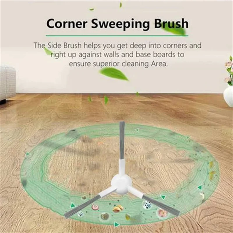 ชุดอุปกรณ์เสริมสําหรับเครื่องดูดฝุ่นหุ่นยนต์ Xiaomi X20 + / X20 Plus หลักแปรงด้านข้าง Hepa Filter Mop ผ้าฝุ่นเปลี่ยน Part-A77G