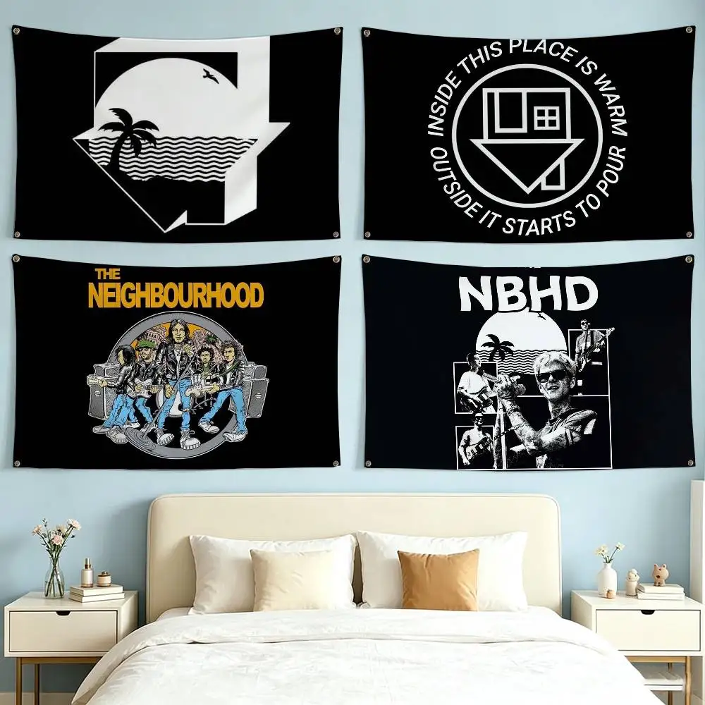 The N-Neighborhood N-NBHD Flag Suitable For Party Club Outdoor Interior Wall Decoration Banner Fans Gift