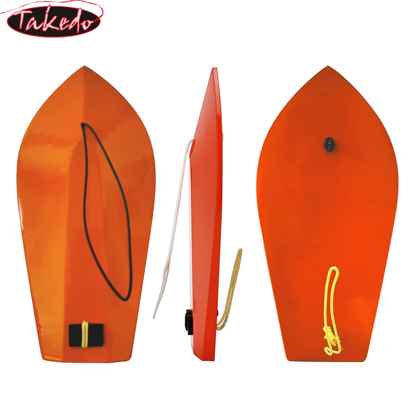 TAKEDO 235MM 120G Wooden K-Type Diving Board Sea Fishing Topwater Trolling Fish Tools Water Distributor Boat Fishing For Tuna