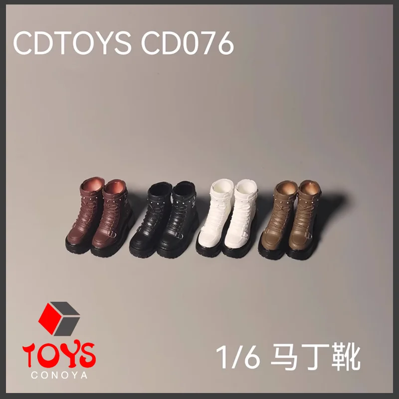 【2024 Q4】cdtoys 1/6 Scale cd076 Martin Boots Thick-soled Shoes Model Fit 12