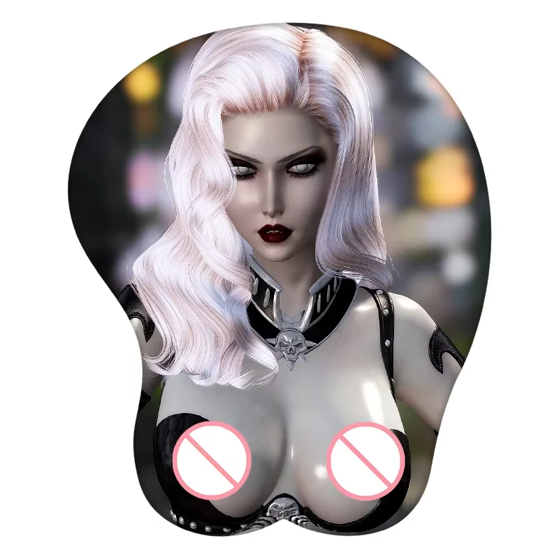 

Lady Death 3D Mouse Pad Anime Mousepad Wrist Rest Silicone Sexy Creative Gaming Mat Gift