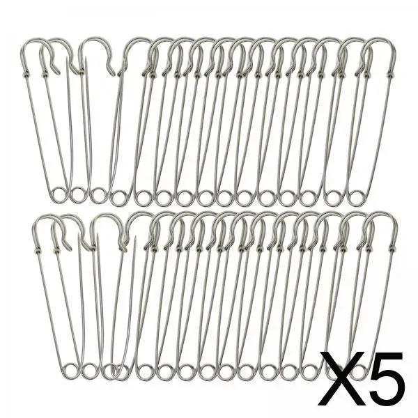 

Large Safety Pins Heavy Duty Steel Metal Pins Set for DIY Quilting Sewing Clothes Crafting Blanket Jackets
