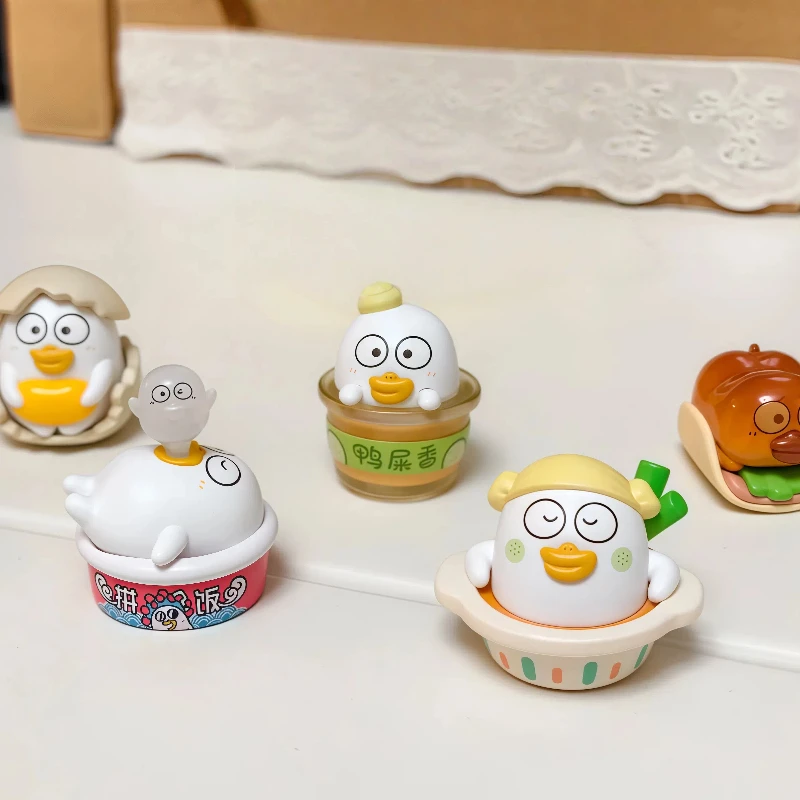 Autêntico novo produto pequeno liu pato lanche loja bonito grão saco cego caixa ornamento artesanal bonito criativo na moda brinquedo festivo