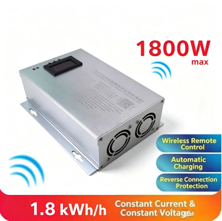 24V 1800W Wireless 60A Driving Charger Truck Truck Lithium Iron Phosphate Ternary Lead Acid Battery Boost Isolation