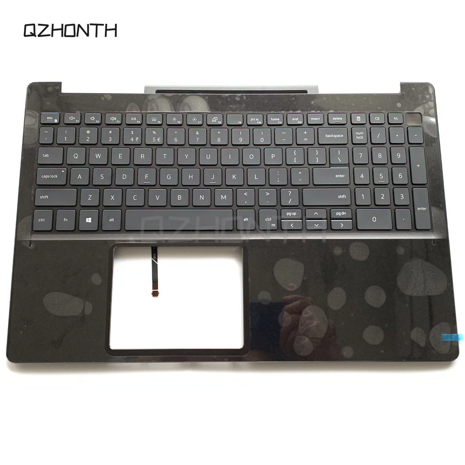 

New For Dell Vostro 7590 Palmrest Upper Case with Backlit Keyboard 0WNTTJ 621TP