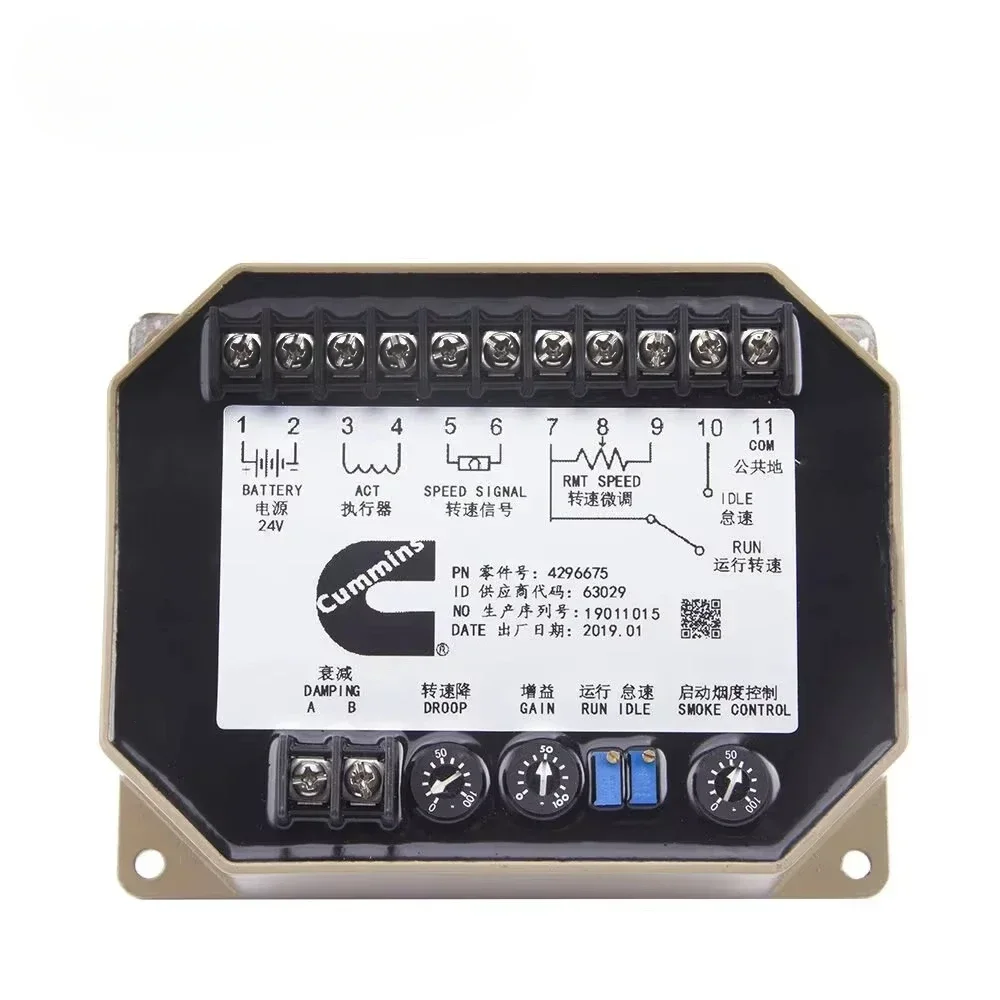 Govornor Control Unit Module 4296675 K19 KV38  D ie sel Generator Speed Controller 4296674 NT855 K19  Board Engine Speed