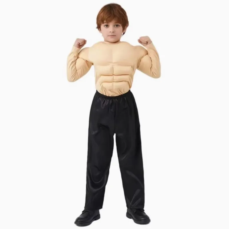 الكبار العضلات تي شيرت لoween دور اللعب وهمية Abs تي شيرت الاسمية أداء زي الرجال Faion ألياف البوليستر المرحلة Perfo...