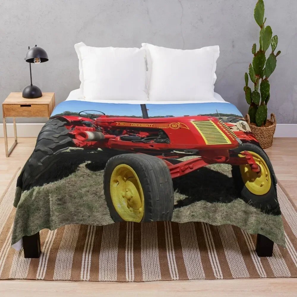 

Cockshutt Tractor Throw Blanket Kid'S Sofa Quilt Decorative Sofas Bed Fashionable Blankets