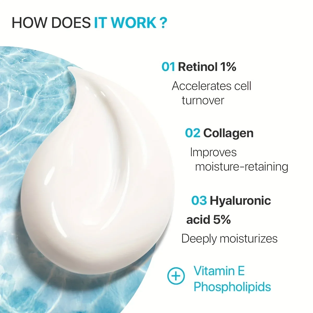 كريم ريتينول مرطب للوجه - كريم مرطب ليلاً ونهارًا ومضاد للشيخوخة