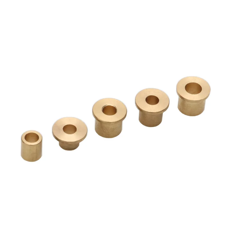 10PCS 4x8mm 5x8mm Copper Bushing Shafting Bearing Rudder Shaft Sleeve Spare Parts for RC Simulation Ship Bait Boat Model