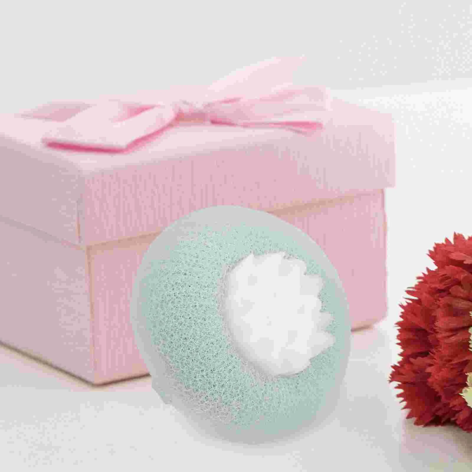 Sunflower Suction Cup Bath Ball Cups Skin Cleaning Scrubber Shower Supplies Bathing Take Body Wash Sponge Bye Brush Sponges