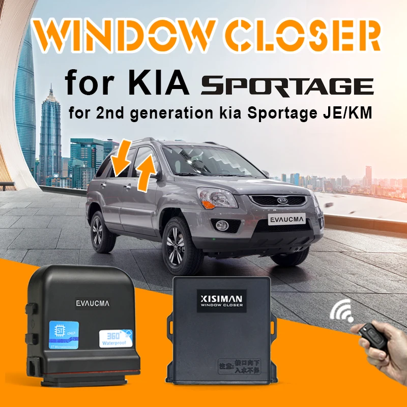 Car Windows Close lifter For  Kia Sportage 2 Window Closer Closing Open Kit for Kia Sportage JE KM Car Alarm Car Accessories