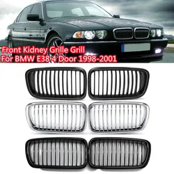 RM-CAR 4-Door Front Bumper Kidney Grille Grill Hood Mesh Single For BMW 7-Series E38 730IL 735I 725Tds 728I 750I Sedan 1996-2001