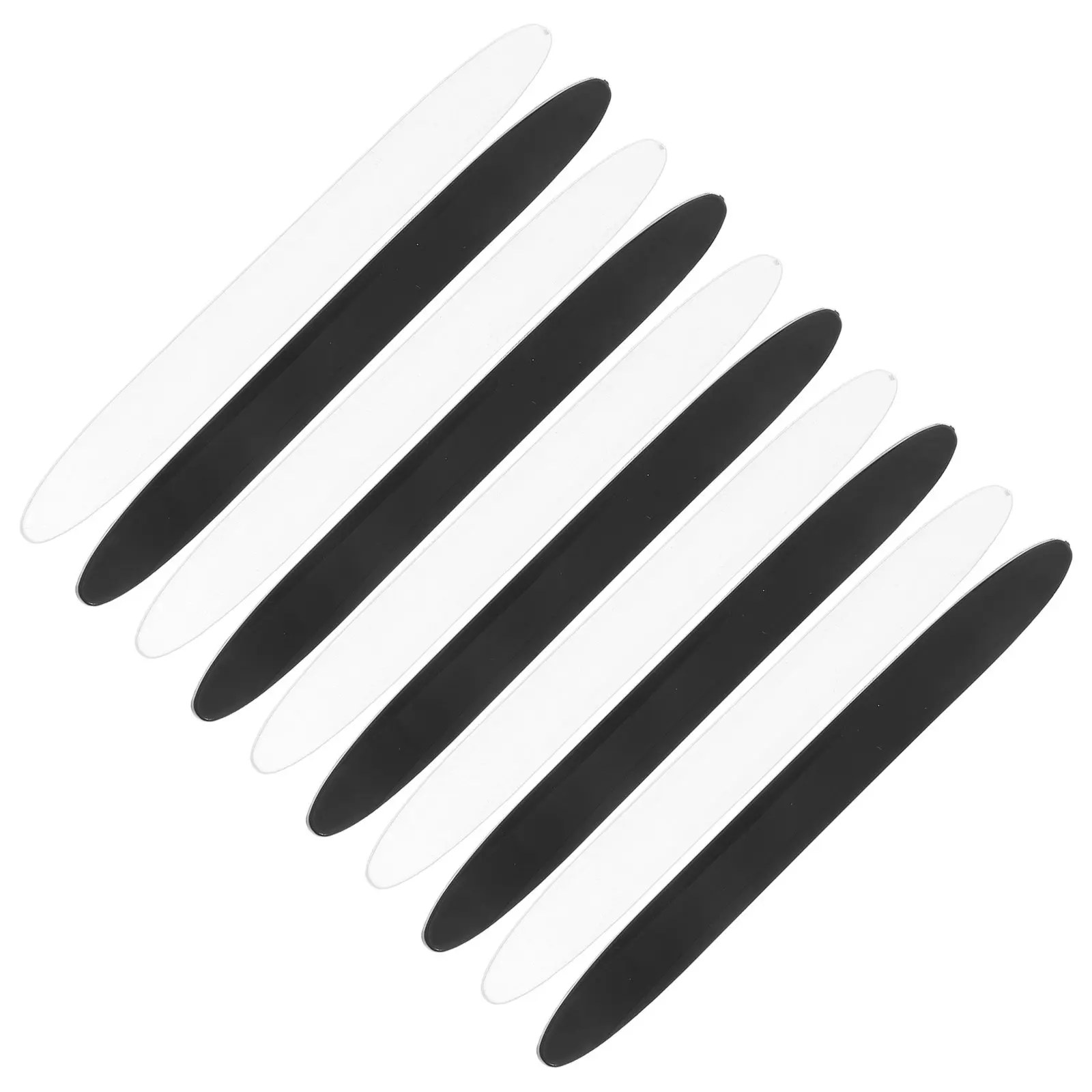 24Pcs Universal Car Door Edge Protector For Car Side Door Taxi Driver Black PVC Trim Anti-scratch Bumper
