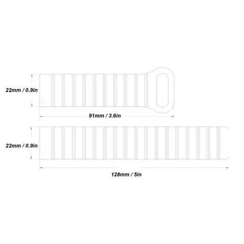 10 best sales 22 मिमी घड़ी की पट्टियाँ - №5