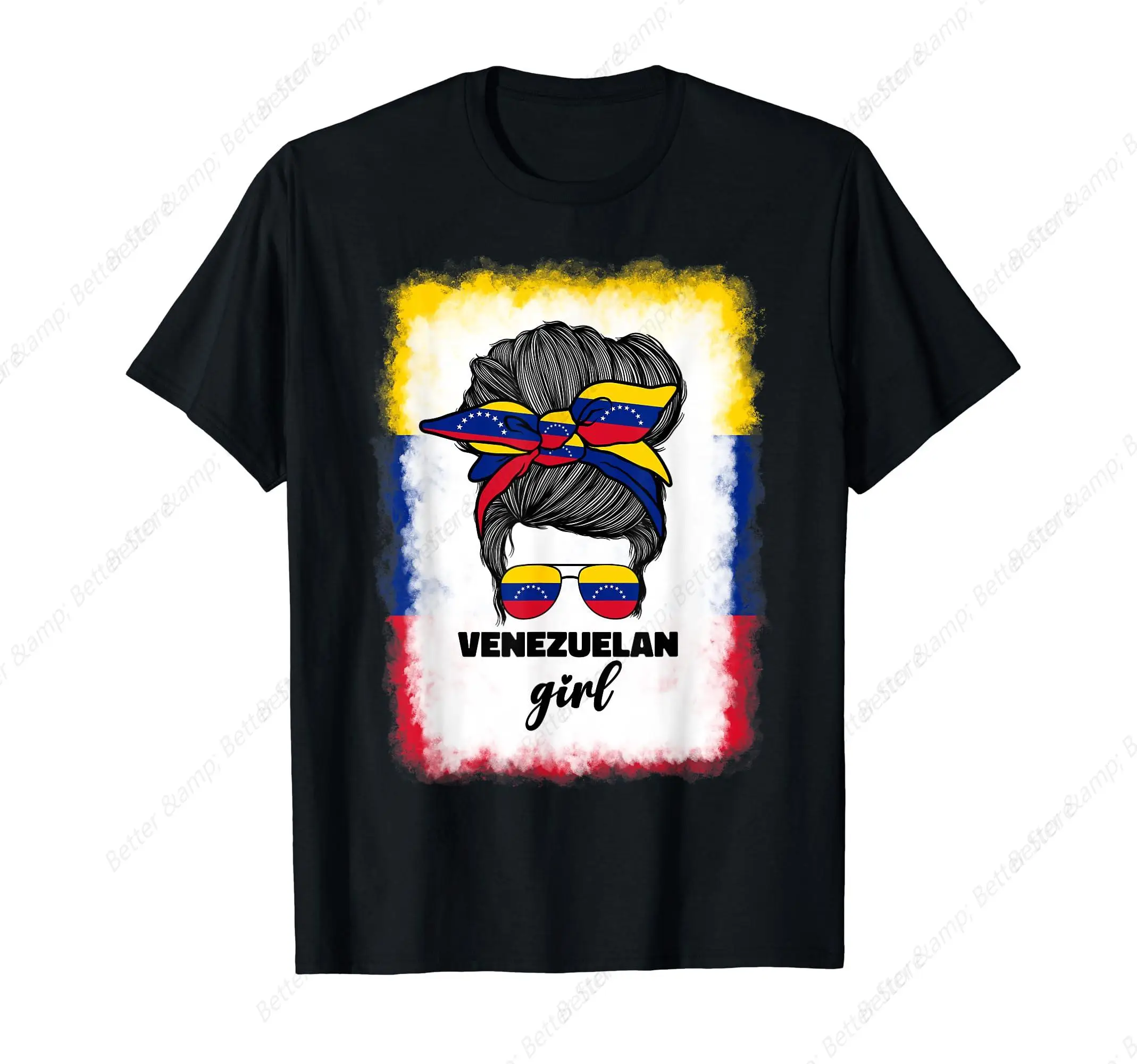 Venezuelan Girl Venezuela Mujer Venezolana flag T-Shirt