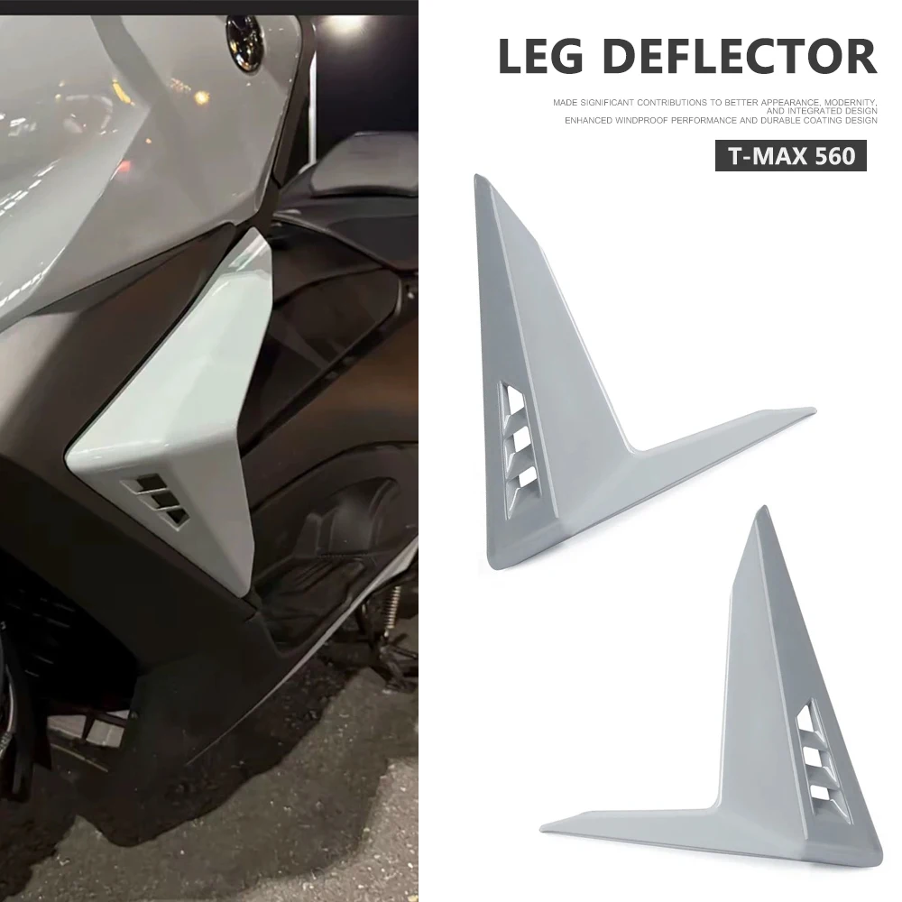 

Motorcycle Accessories Leg Fairing Wind Deflector For YAMAHA T-MAX TMAX 560 TMAX560 T-MAX560 2025 Side Windshield Air Deflectors