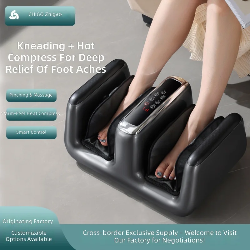 Foot Massager, Automatic Leg Massage Machine, Multifunctional Heated Calf Massager, Leg Beautifier, Home Relaxation Device