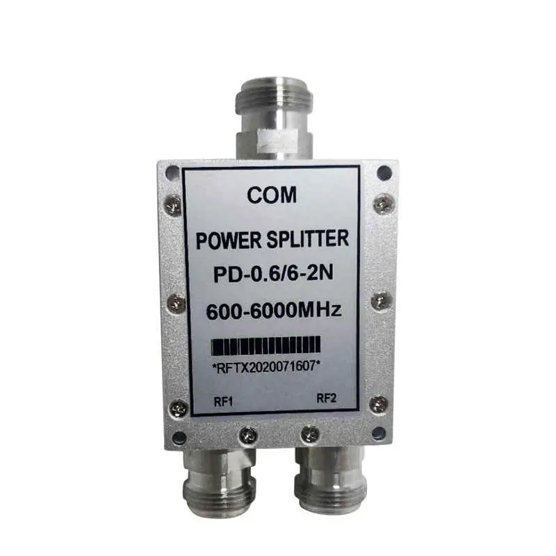 PD - 0.6/6 - 2 N 600-6000MHz Power Divider 2-way Microstrip Power Divider RF Combiner With N-K Connector