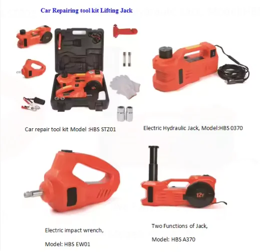 Hydraulic Car Repair Tool Kit | Portable Hand Tools with Dual Function Jack Comprehensive Automotive Service Tools Hard Case