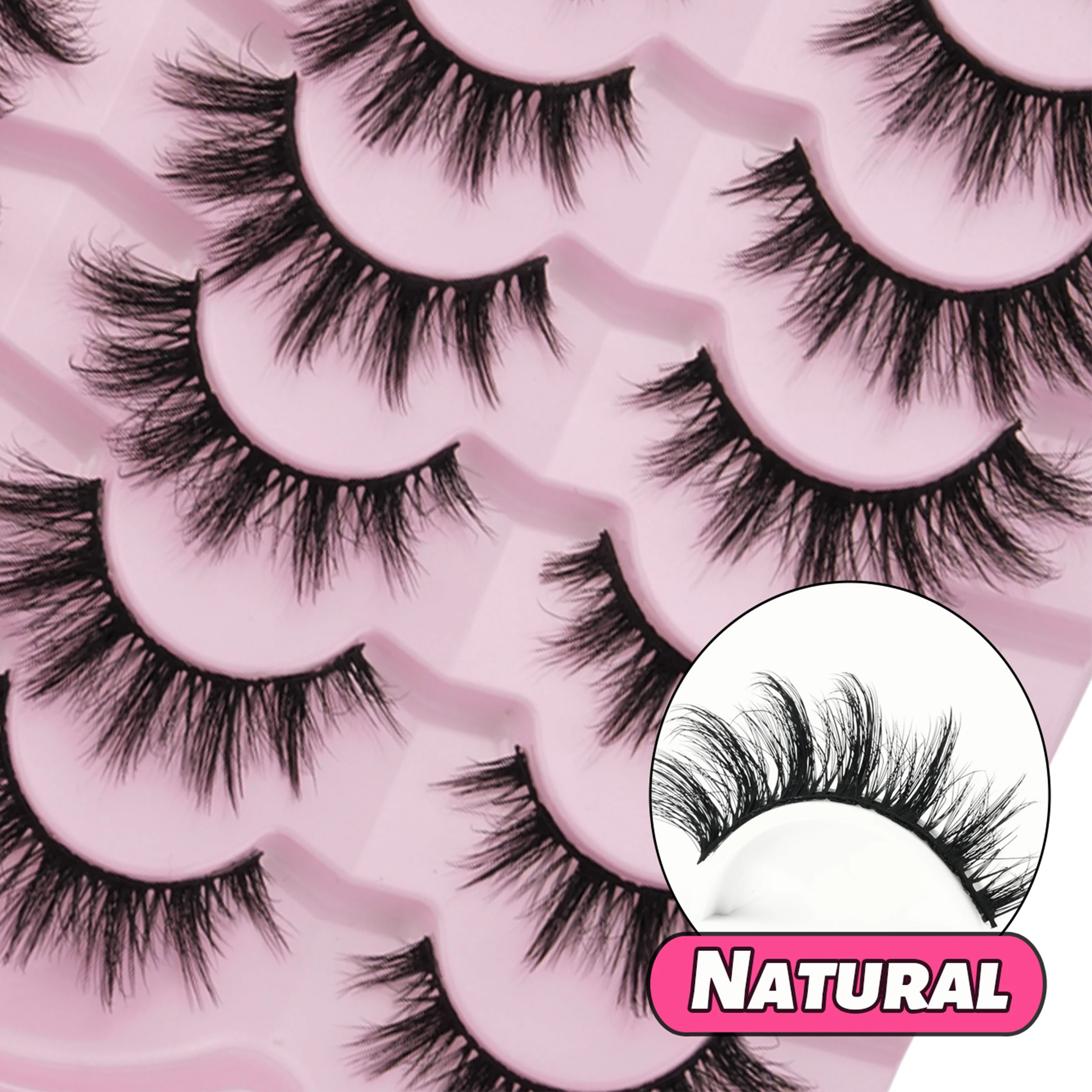 14 Çift Sahte Vizon Kirpik D K - Faux Mink Lash incelemesi ve fiyatı