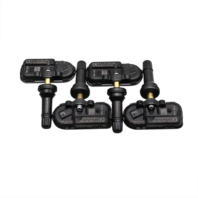 4PCS FOR 2014 2015 2016 2017 2018 JEEP CHEROKEE 433MHz TPMS SENSOR TIRE AIR PRESSURE SENSOR  8324960AB 68249197AA