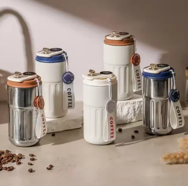 450 ml Thermobecher Thermosflasche Smart Display Temperatur 316 Edelstahl Vakuumbecher Büro Kaffeetasse Business Tragbar