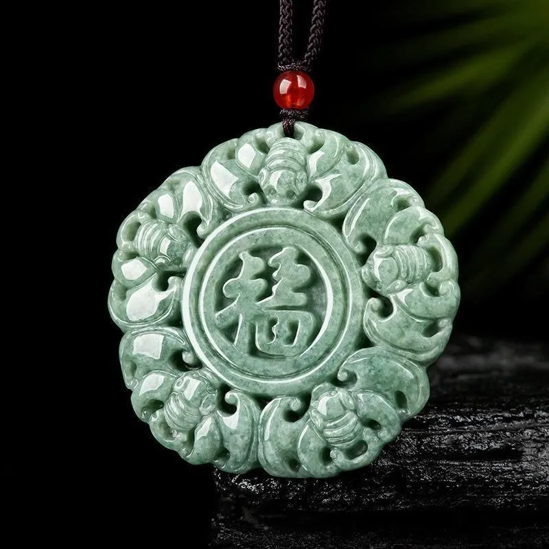 

Natural Beans Fashionable Exquisite Men's Pendant Women's Jade Pendant