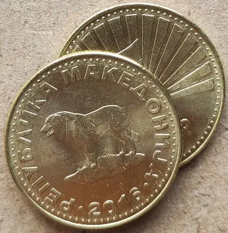 Moneda Original 100% auténtica de Argentina, colección de 24mm