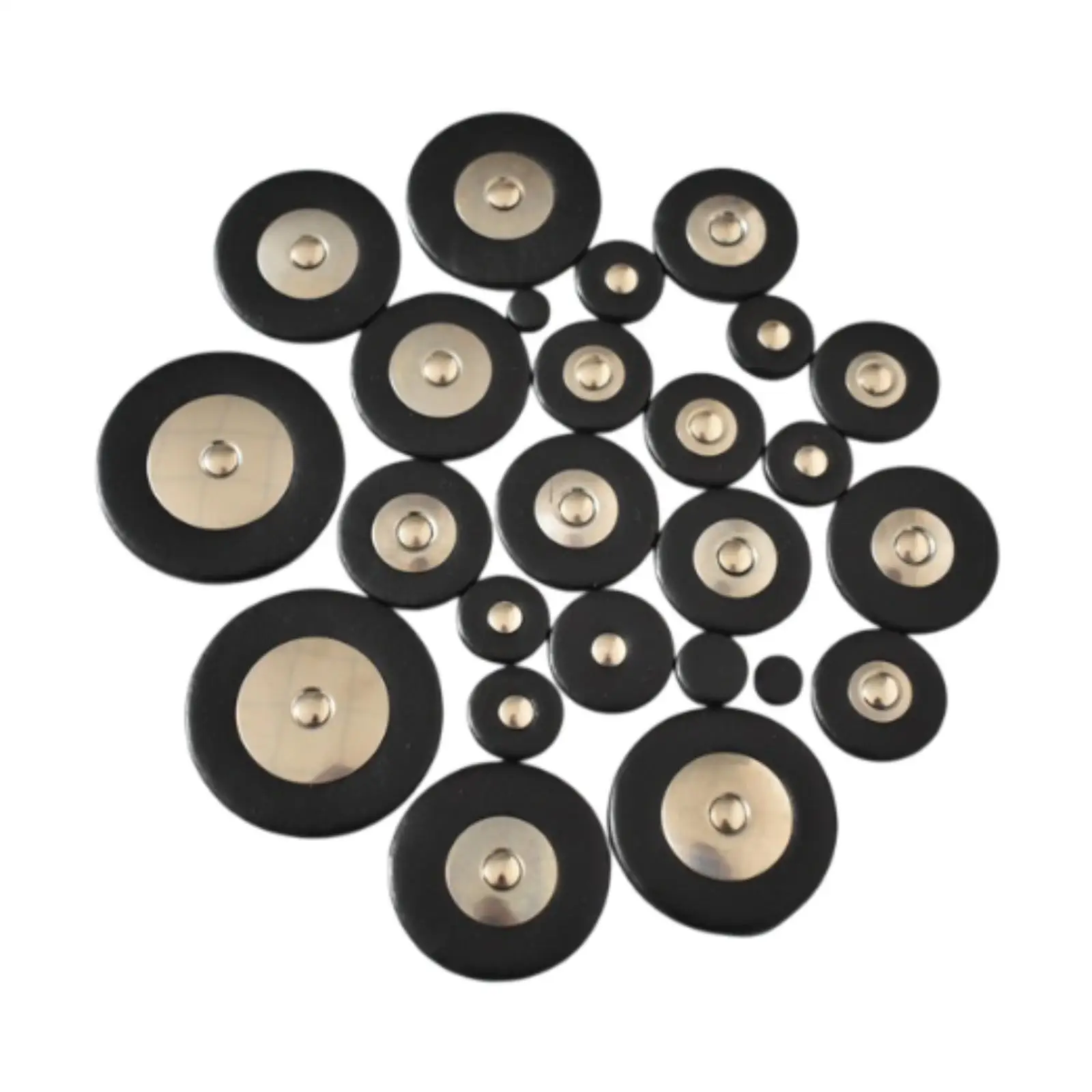 

25x Saxophone PU Leather Pads Instrument Accessories Portable Lightweight Sax PU Leather Pads for Alto Saxophone DIY Enthusiasts