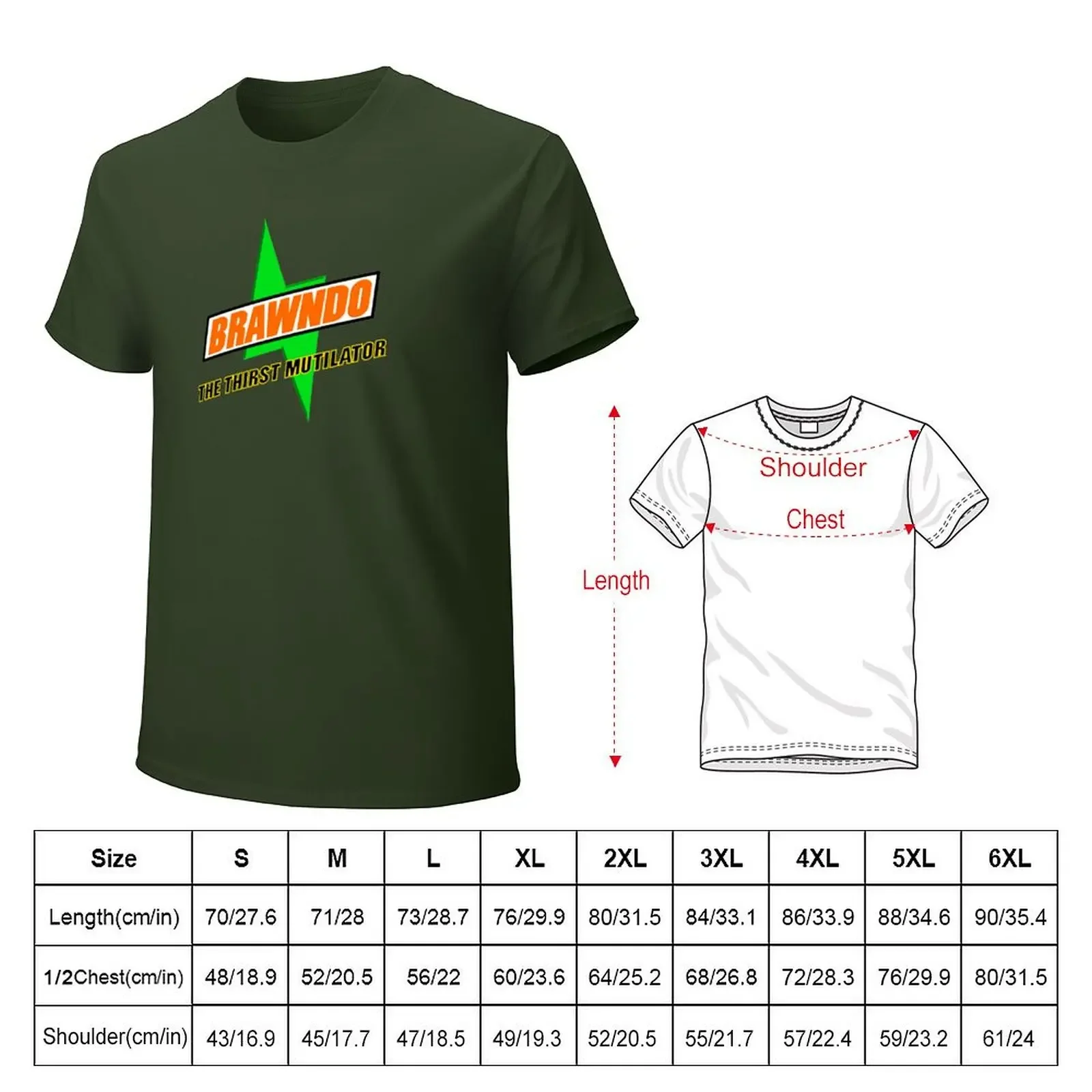 Brawndo: The Thirst Mutilator T-shirt customs design your own heavyweights tees funnys big and tall t shirts for men