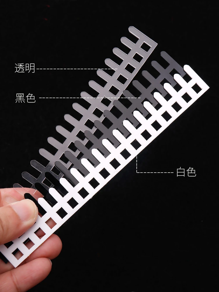5pcs 1:25 Miniature Garden Fence Model Train Railway Guardrail Farm Scenery Model Building Fence Wall Wargame Terrain Landscape