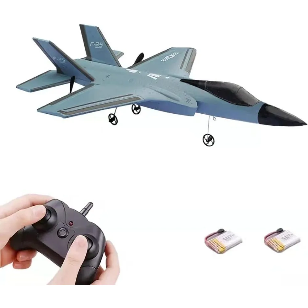 Aereo RC a 2 canali Ready-to-Fly da 2,4 GHz con giroscopio a 6 assi per un volo facile, ideale per bambini e ragazzi