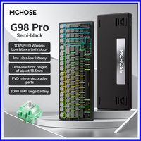 MCHOSE G98/G98 PRO Wireless Gaming Mechanical Keyboard Bluetooth Tri-Mode RGB Hot-Swap Gasket Mount Low Latency Large Battery